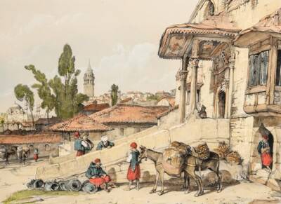Lewis's Illustrations of Constantinople- John F. Lewis (Lewis'in İstanbul Gravürleri) - 12